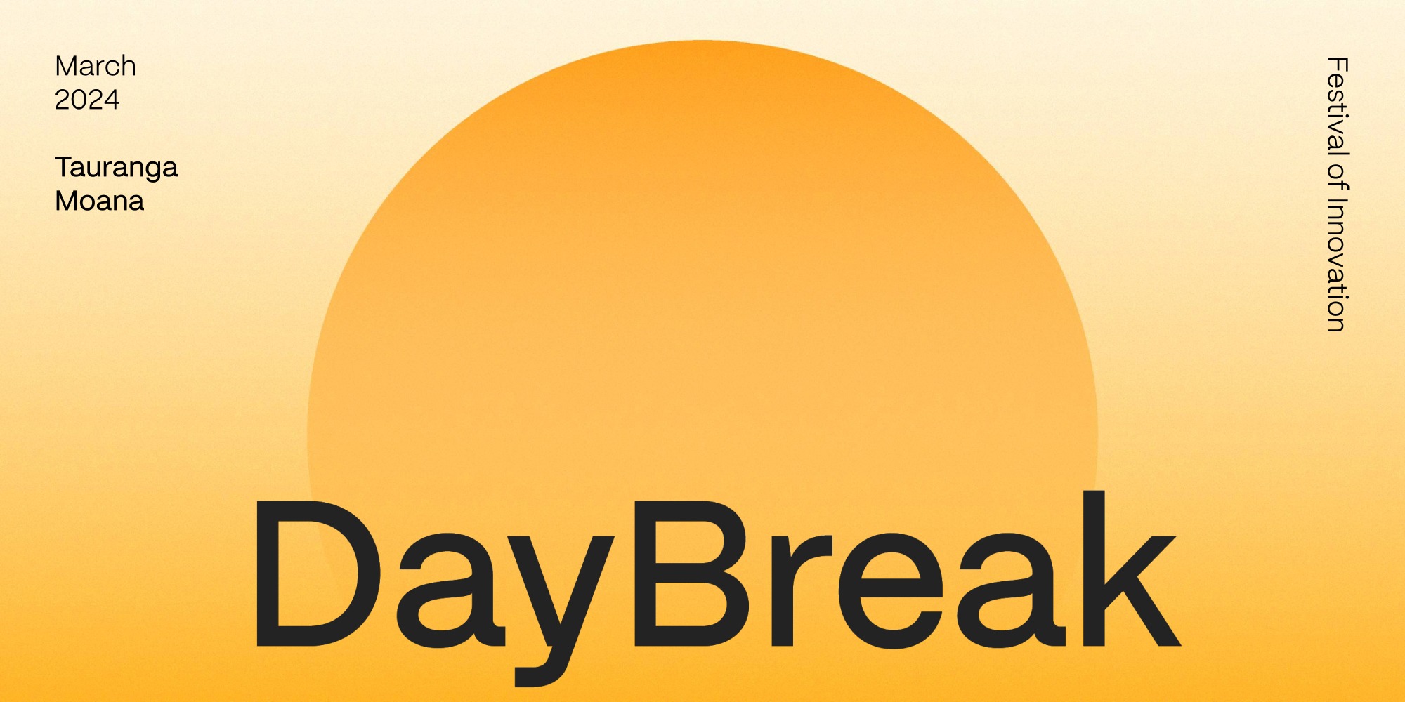 daybreak-home-banner DayBreak Festival of Innovation logo, March 2024, Tauranga Moana